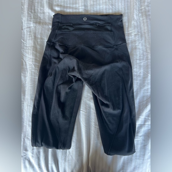 Lululemon leggings. Mesh on back - Picture 2 of 3